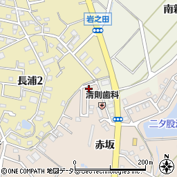 愛知県知多市日長赤坂11-7周辺の地図