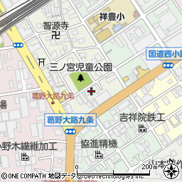 京都府京都市南区吉祥院三ノ宮西町90周辺の地図
