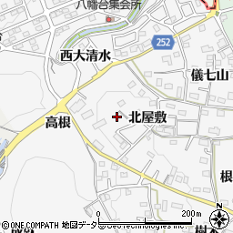 愛知県知多市八幡北屋敷18周辺の地図