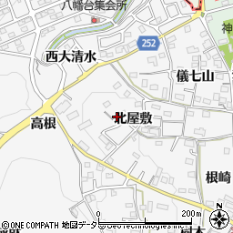 愛知県知多市八幡北屋敷32-2周辺の地図