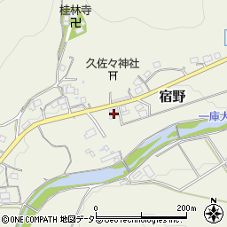 大阪府豊能郡能勢町宿野280周辺の地図