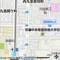 京都府京都市南区東九条松田町145周辺の地図