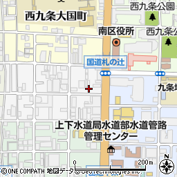 京都府京都市南区西九条豊田町24周辺の地図