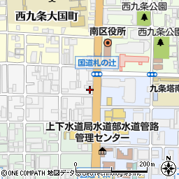 京都府京都市南区西九条豊田町46周辺の地図