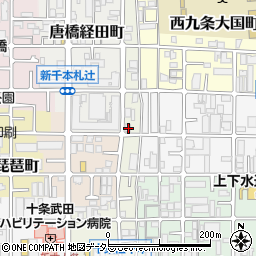 京都府京都市南区西九条唐戸町28周辺の地図