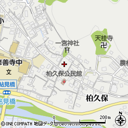 静岡県伊豆市柏久保195-7周辺の地図