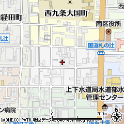 京都府京都市南区西九条豊田町28周辺の地図