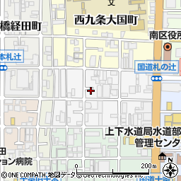 京都府京都市南区西九条豊田町29周辺の地図