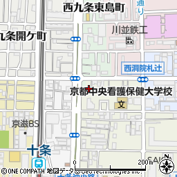 京都府京都市南区東九条松田町143周辺の地図