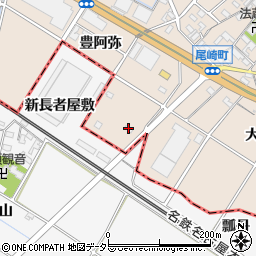 愛知県安城市尾崎町豊阿弥53周辺の地図