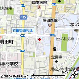 京都府京都市南区東九条東札辻町9周辺の地図