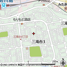 三重県四日市市三滝台3丁目6周辺の地図