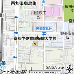 京都府京都市南区東九条松田町140周辺の地図