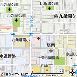 京都府京都市南区西九条御幸田町29周辺の地図