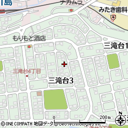 三重県四日市市三滝台3丁目5周辺の地図