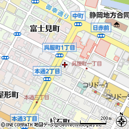静銀リース株式会社本社　中部支社周辺の地図