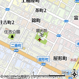 静岡県静岡市葵区研屋町周辺の地図