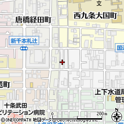 京都府京都市南区西九条豊田町33周辺の地図