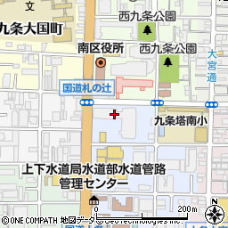 エヌ・ティ・ティ・コムウェア京都西九条ビル周辺の地図