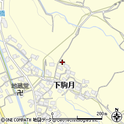 滋賀県蒲生郡日野町下駒月854周辺の地図