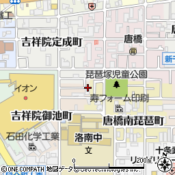 京都府京都市南区吉祥院春日町19周辺の地図
