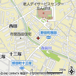 愛知県刈谷市野田町西田78-18周辺の地図