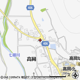 兵庫県神崎郡福崎町高岡1858周辺の地図