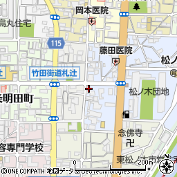 京都府京都市南区東九条東札辻町10周辺の地図