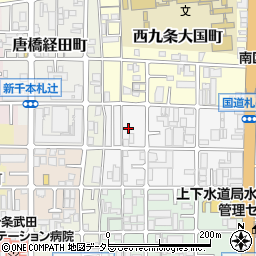 京都府京都市南区西九条豊田町32周辺の地図