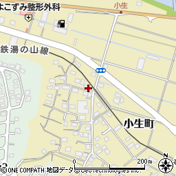 三重県四日市市小生町654周辺の地図