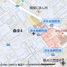 辻本薬局曲金店周辺の地図