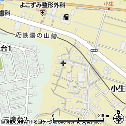 三重県四日市市小生町640周辺の地図