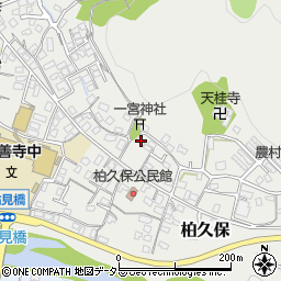 静岡県伊豆市柏久保195-3周辺の地図
