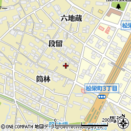 愛知県刈谷市野田町段留14-3周辺の地図