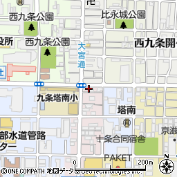 京都府京都市南区西九条御幸田町31周辺の地図
