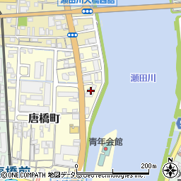 滋賀県唐橋寮周辺の地図