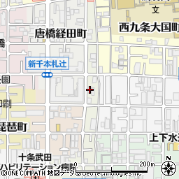 京都府京都市南区西九条唐戸町27周辺の地図
