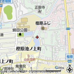 京都府京都市西京区樫原久保町周辺の地図