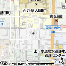 京都府京都市南区西九条豊田町39周辺の地図