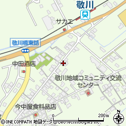 島根県江津市敬川町1221周辺の地図