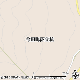 兵庫県丹波篠山市今田町下立杭周辺の地図