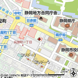 タイムズ静岡赤十字病院駐車場周辺の地図