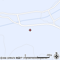 愛知県新城市作手高里（平ノ山）周辺の地図