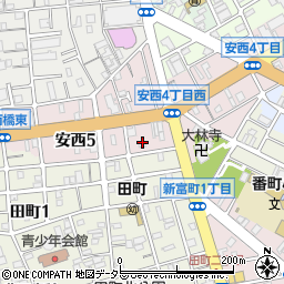 制服のキンパラ静岡本部周辺の地図