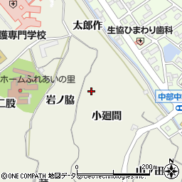 愛知県知多市新知小廻間周辺の地図