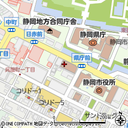 静岡市消防局　警防部葵消防署周辺の地図