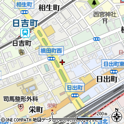 カタヒラ時計・メガネ店周辺の地図