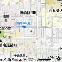 京都府京都市南区唐橋経田町40周辺の地図