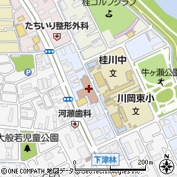 京都市公設民営社会福祉施設桂川療護園周辺の地図