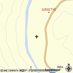 広島県庄原市比和町木屋原39周辺の地図